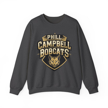 Adult Crewneck Sweatshirt \ Phill Campbell Bobcats \ PCB1