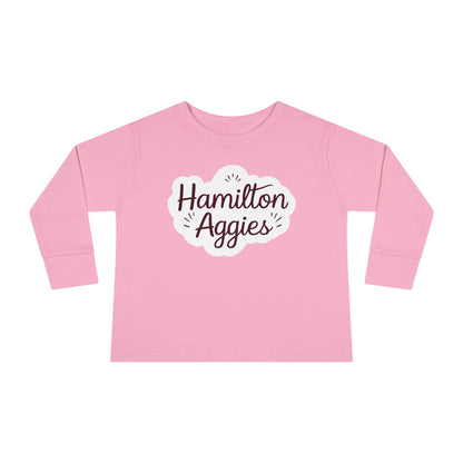 Toddler Long Sleeve Tee \ Hamilton Aggies \ HAG1