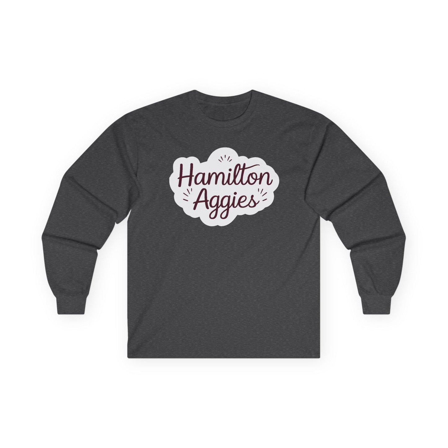 Adult Long Sleeve Tee \ Hamilton Aggies \ HAG1