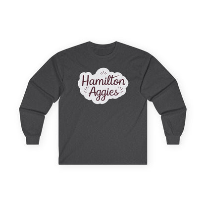 Adult Long Sleeve Tee \ Hamilton Aggies \ HAG1