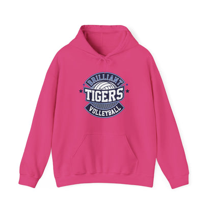 Adult Hoodie Sweatshirt \ Brilliant Tigers Volleyball \ BTV1