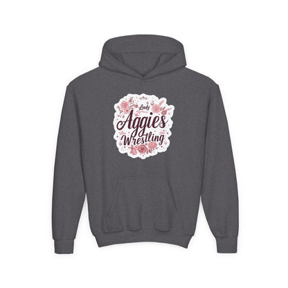 Youth Hoodie Sweatshirt \ Hamilton Aggies Wrestling \ HAWG1