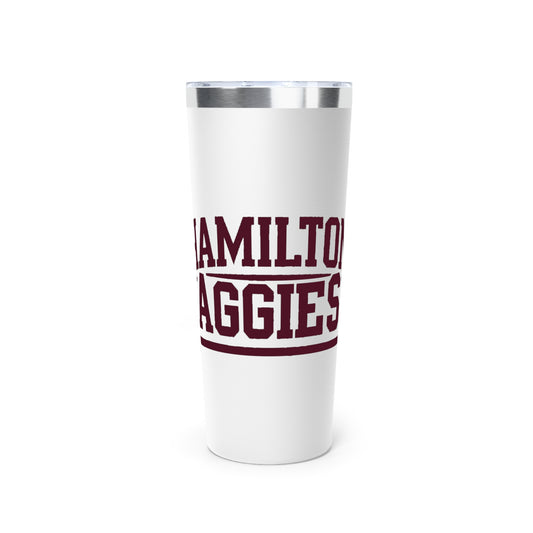 22oz Copper Insulated Tumbler \ Hamilton Aggies \ HA2
