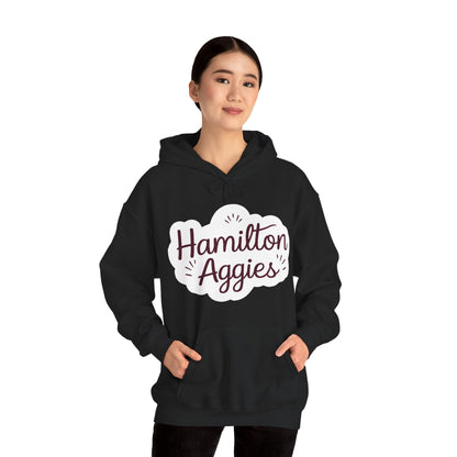 Adult Hoodie Sweatshirt \ Hamilton Aggies \ HAG1