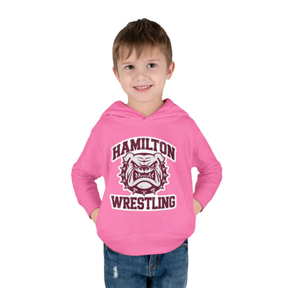 Toddler Hoodie Sweatshirt \ Hamilton Aggies Wrestling \ HAW2