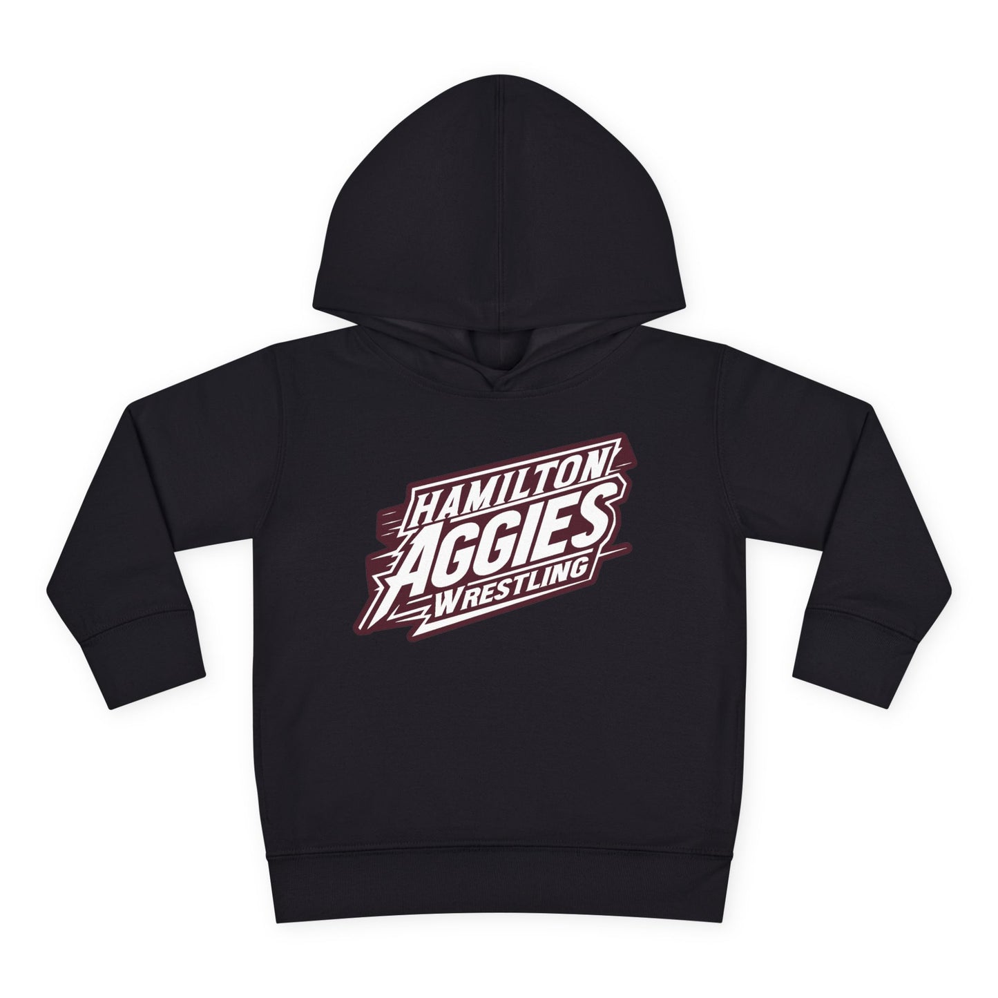 Toddler Hoodie Sweatshirt \ Hamilton Aggies Wrestling \ HAW1