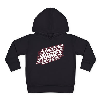 Toddler Hoodie Sweatshirt \ Hamilton Aggies Wrestling \ HAW1