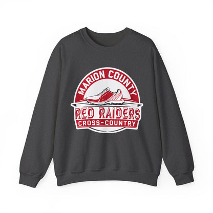 Adult Crewneck Sweatshirt \ Marion County Red Raiders Cross-Country \ MCCC1