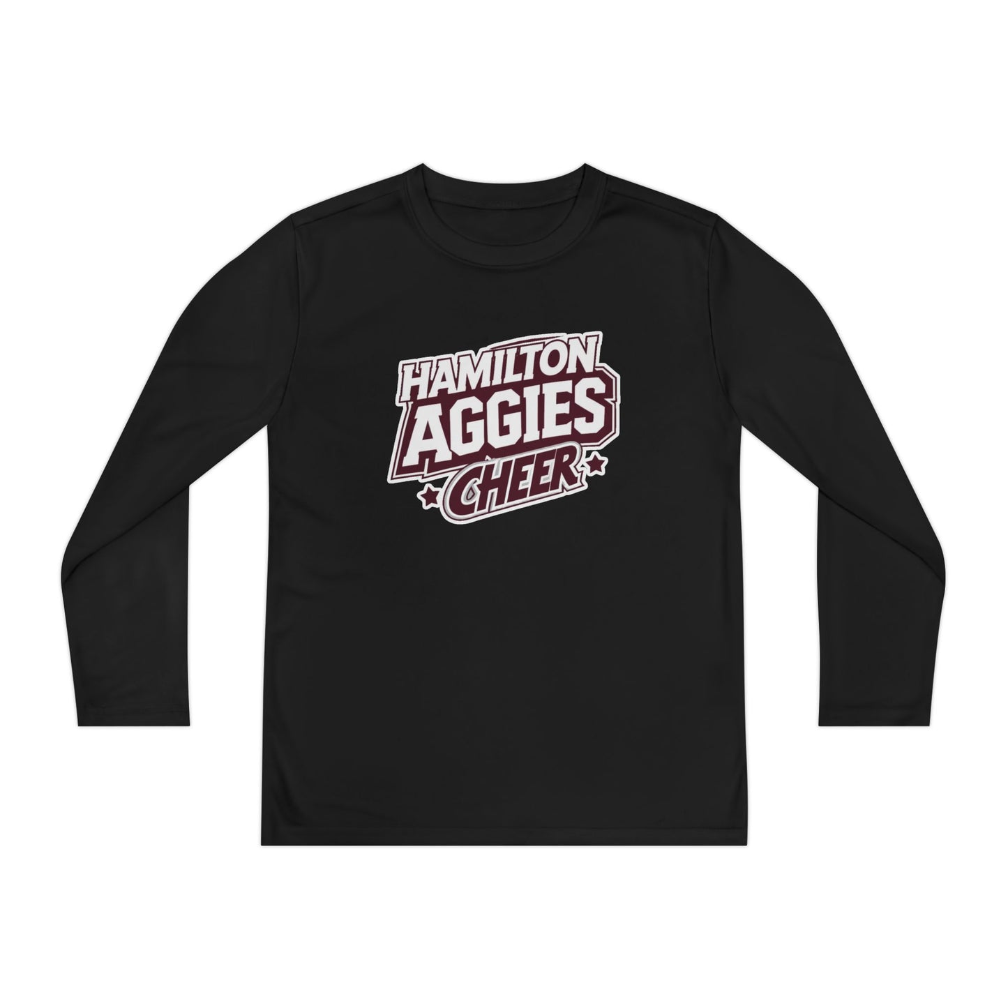 Youth Long Sleeve Tee \ Hamilton Aggies Cheer \ HAC1