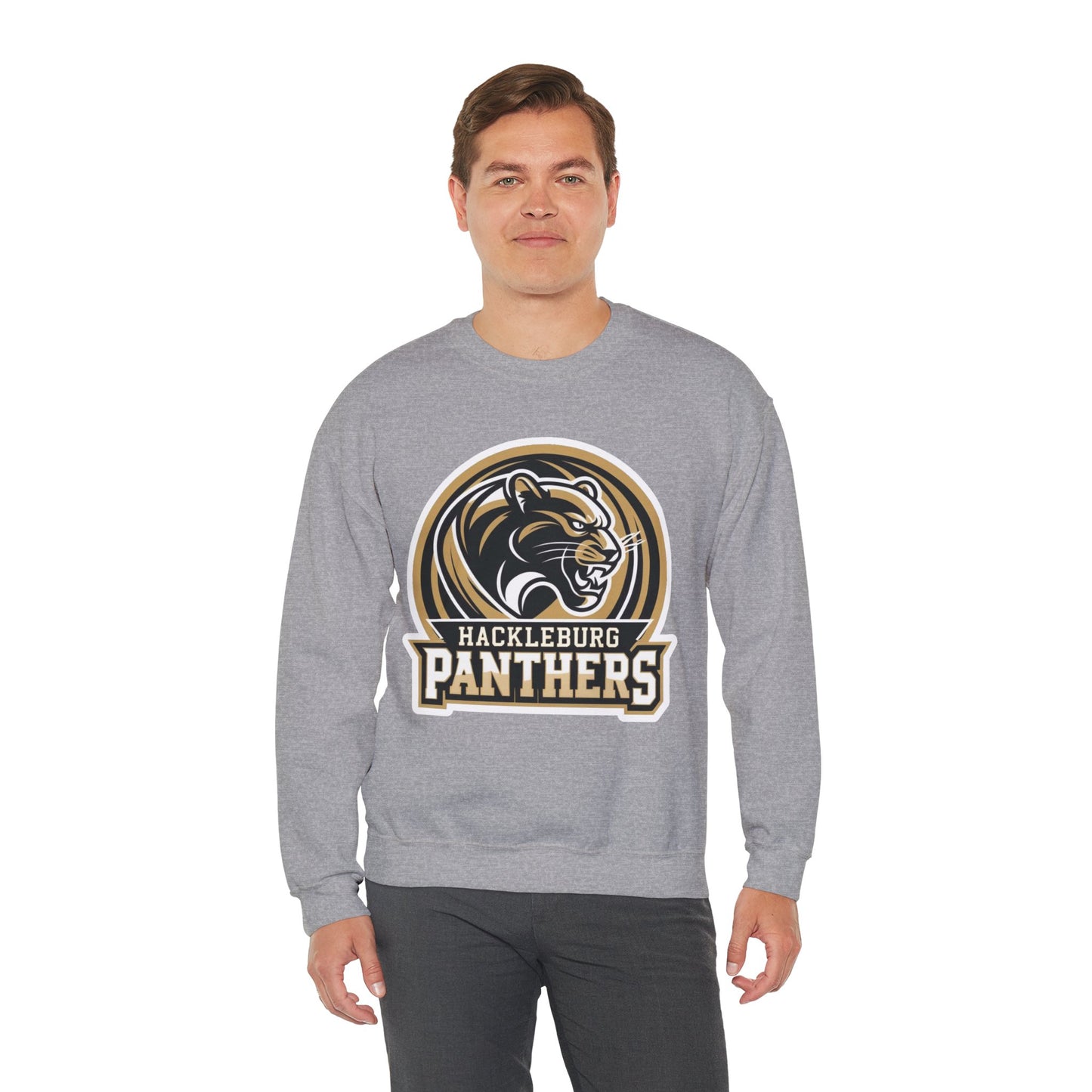 Adult Crewneck Sweatshirt \ Hackleburg Panthers \ HP2