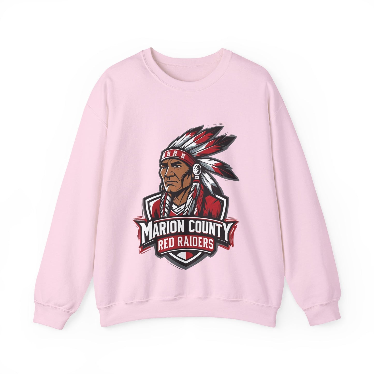 Adult Crewneck Sweatshirt \ Marion County Red Raiders \ MC2