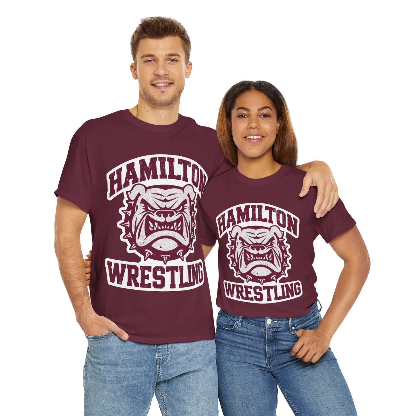Adult Tee \ Hamilton Aggies Wrestling \ HAW2
