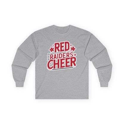 Adult Long Sleeve Tee \ Marion County Red Raiders Cheer \ MCC2