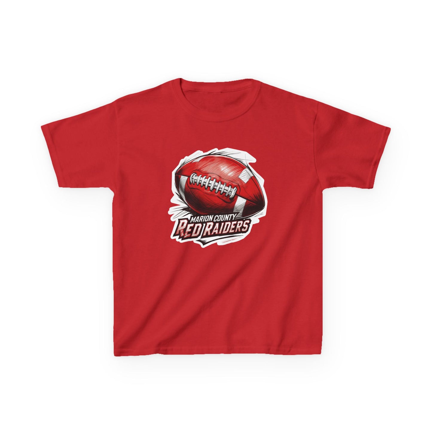 Youth Tee \ Marion County Red Raiders Football \ MCF1