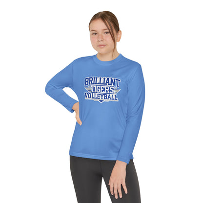 Youth Long Sleeve Tee \ Brilliant Tigers Volleyball \ BTV2
