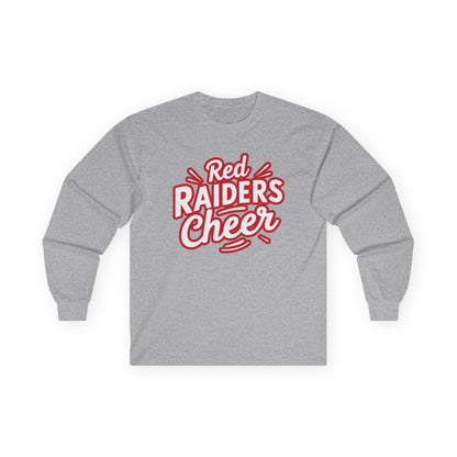 Adult Long Sleeve Tee \ Marion County Red Raiders Cheer \ MCC1