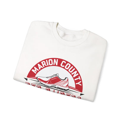 Adult Crewneck Sweatshirt \ Marion County Red Raiders Cross-Country \ MCCC1