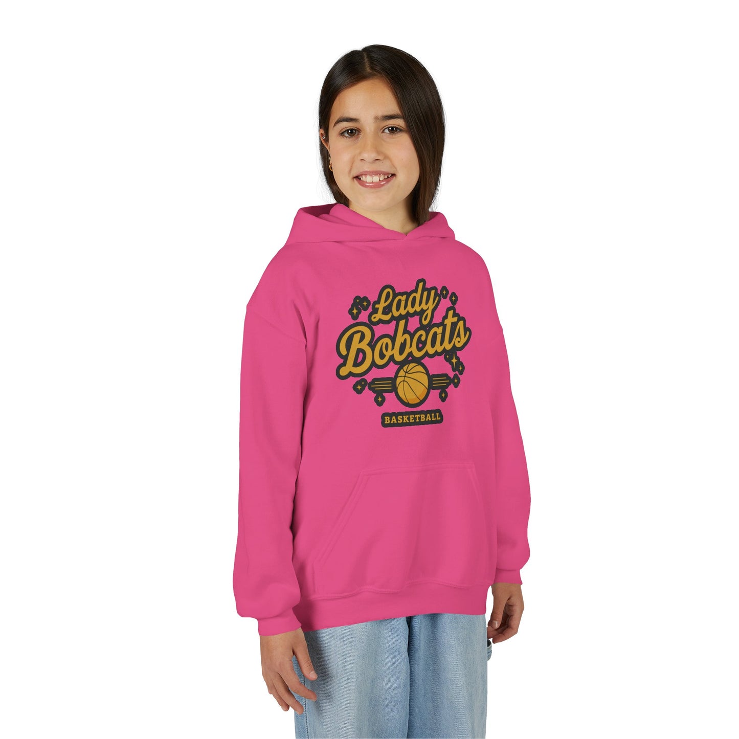 Youth Hoodie Sweatshirt \ Phil Campbell Bobcats Basketball \ PCBBKG2