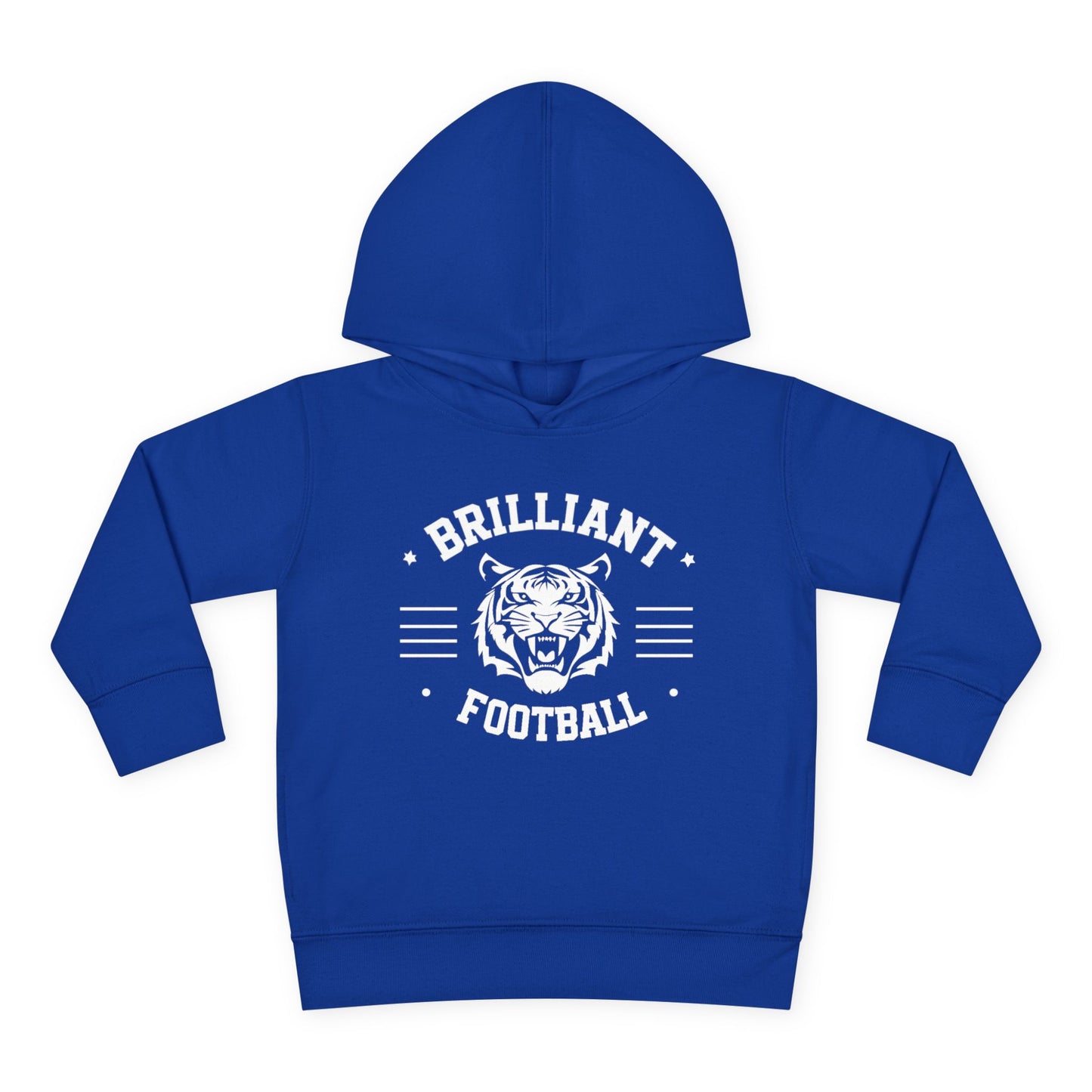 Toddler Hoodie Sweatshirt \ Brilliant Tigers Football \ BTF2