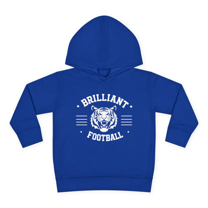 Toddler Hoodie Sweatshirt \ Brilliant Tigers Football \ BTF2