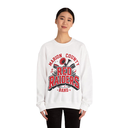 Adult Crewneck Sweatshirt \ Marion County Red Raiders Band \ MCB2