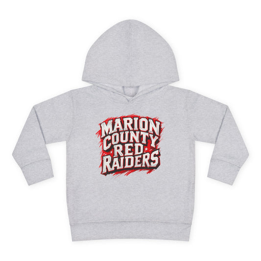 Toddler Hoodie Sweatshirt \ Marion County Red Raiders \ MC1