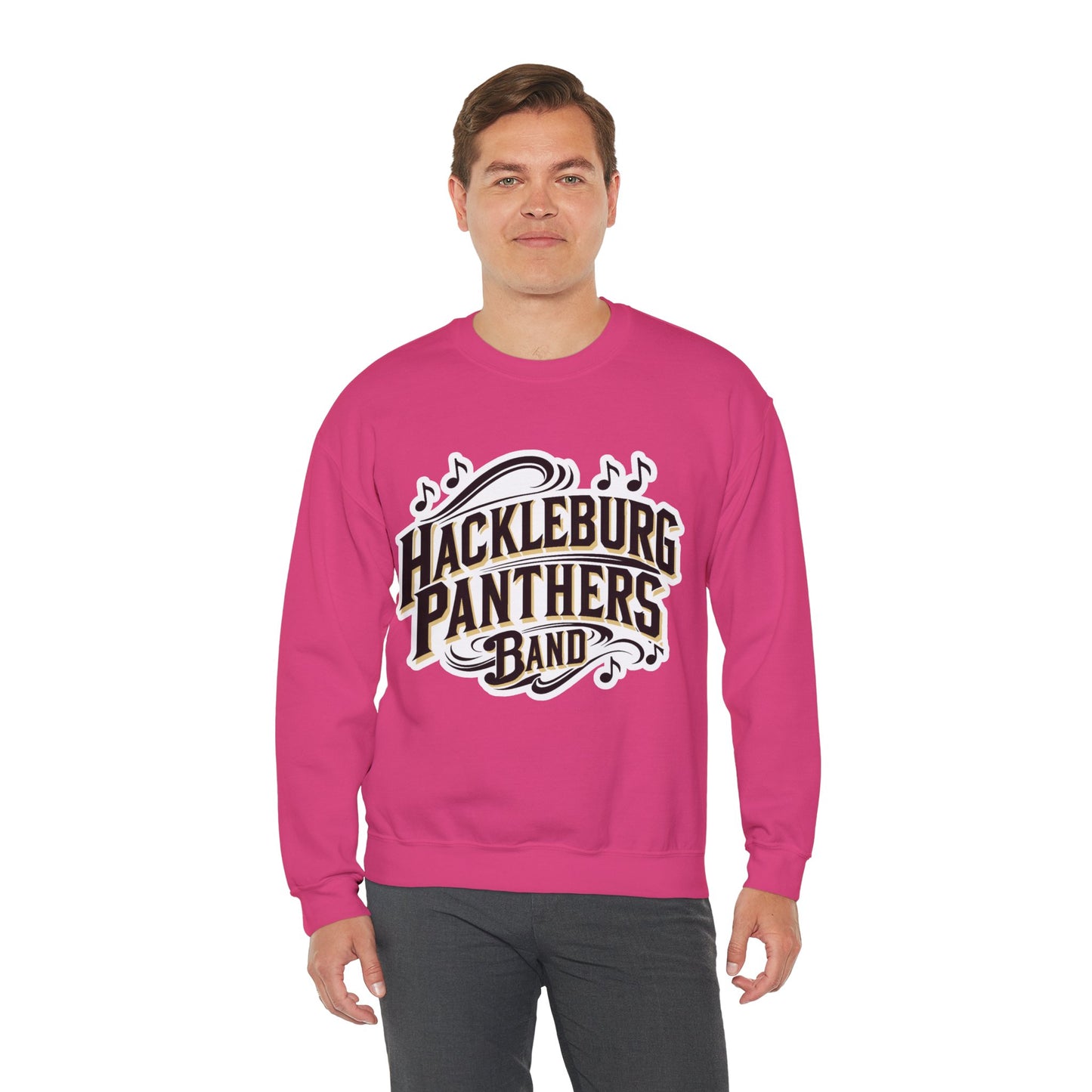 Adult Crewneck Sweatshirt \ Hackleburg Panthers Band \ HPB1