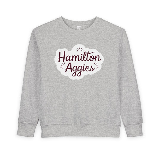 Toddler Crewneck Sweatshirt \ Hamilton Aggies \ HAG1