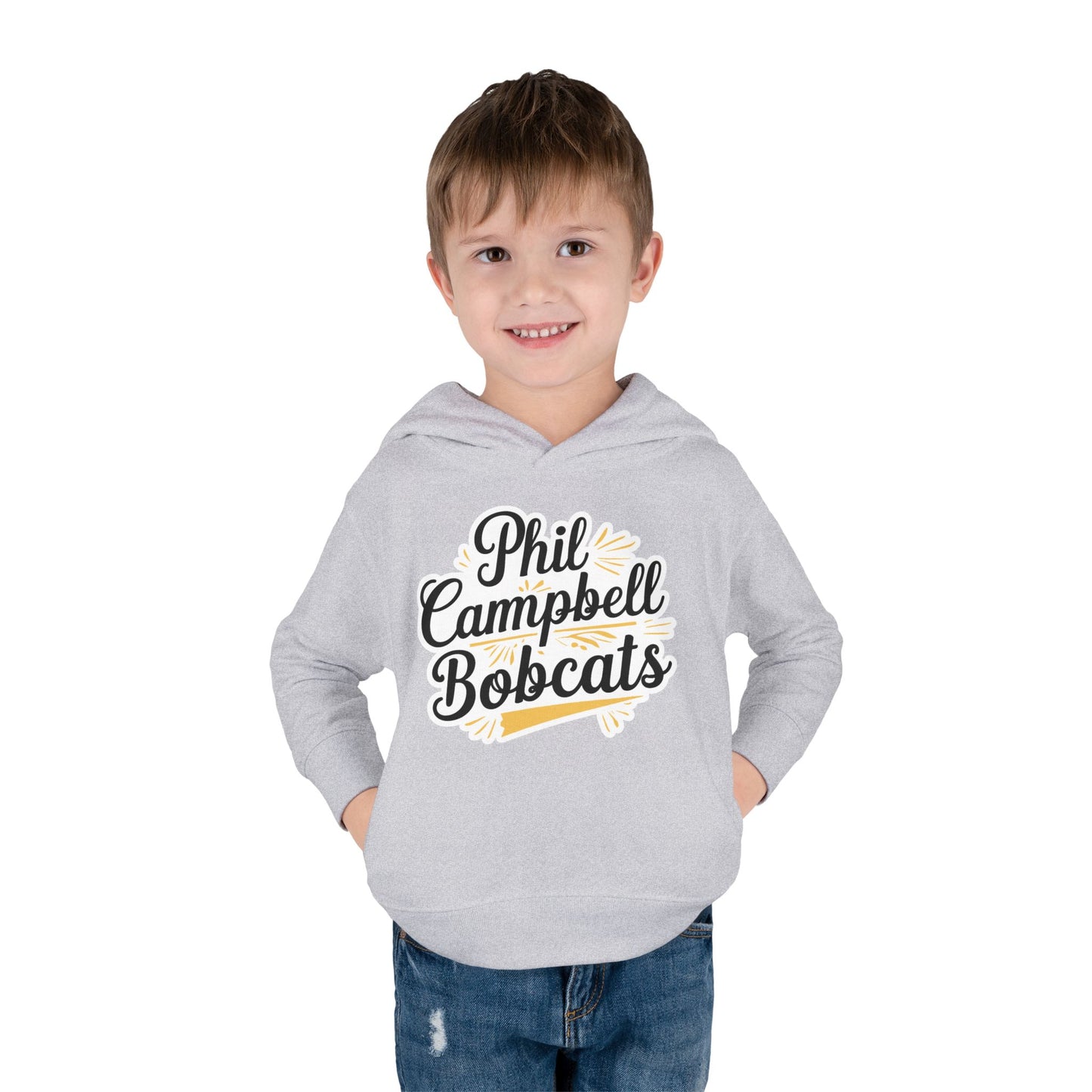 Toddler Hoodie Sweatshirt \ Phil Campbell Bobcats \ PCBG2
