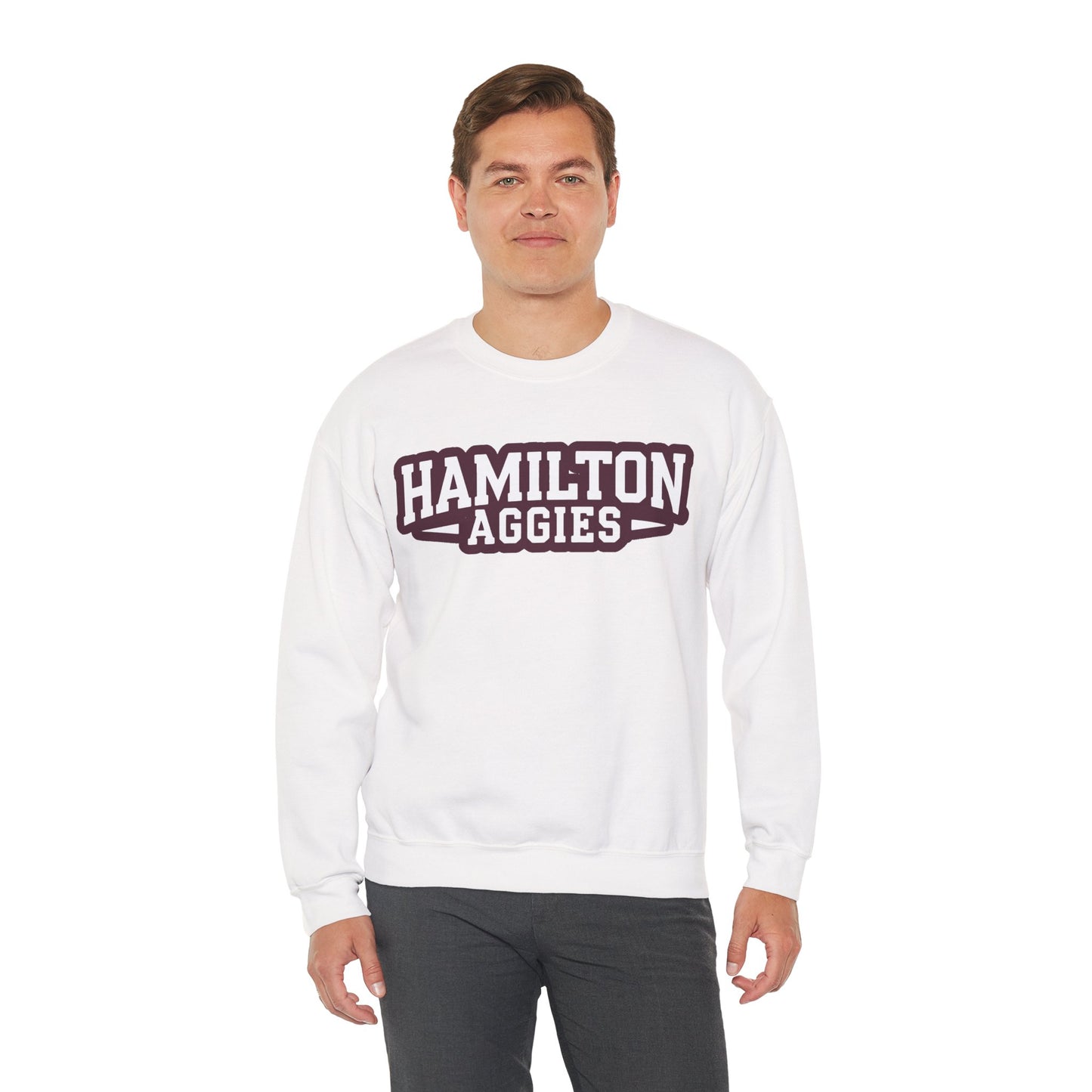 Adult Crewneck Sweatshirt \ Hamilton Aggies \ HA3