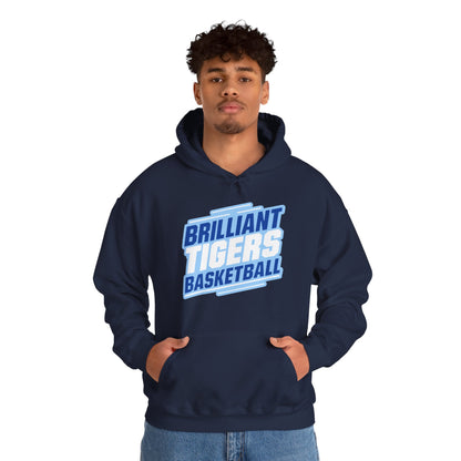 Adult Hoodie Sweatshirt \ Brilliant Tigers Basketball \ BTBK2