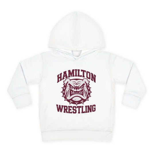 Toddler Hoodie Sweatshirt \ Hamilton Aggies Wrestling \ HAW2
