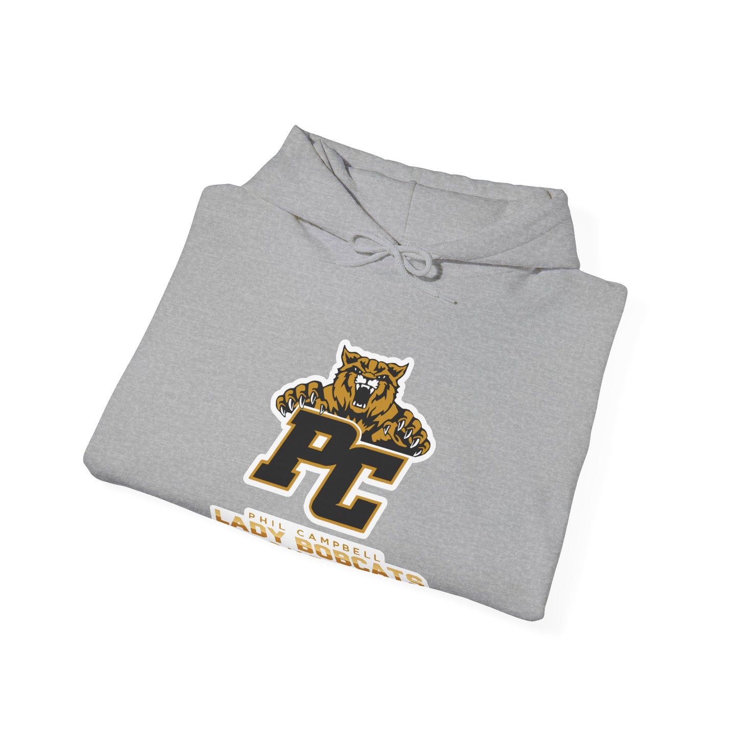 Adult Hoodie Sweatshirt \ Phil Campbell Bobcats Basketball \ PCBBKG1
