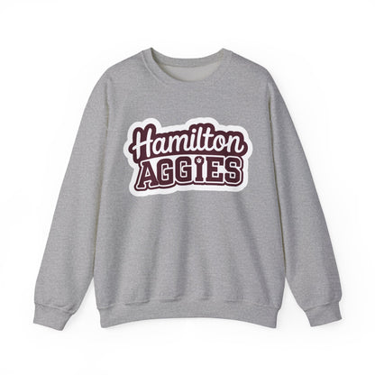 Adult Crewneck Sweatshirt \ Hamilton Aggies \ HAG2
