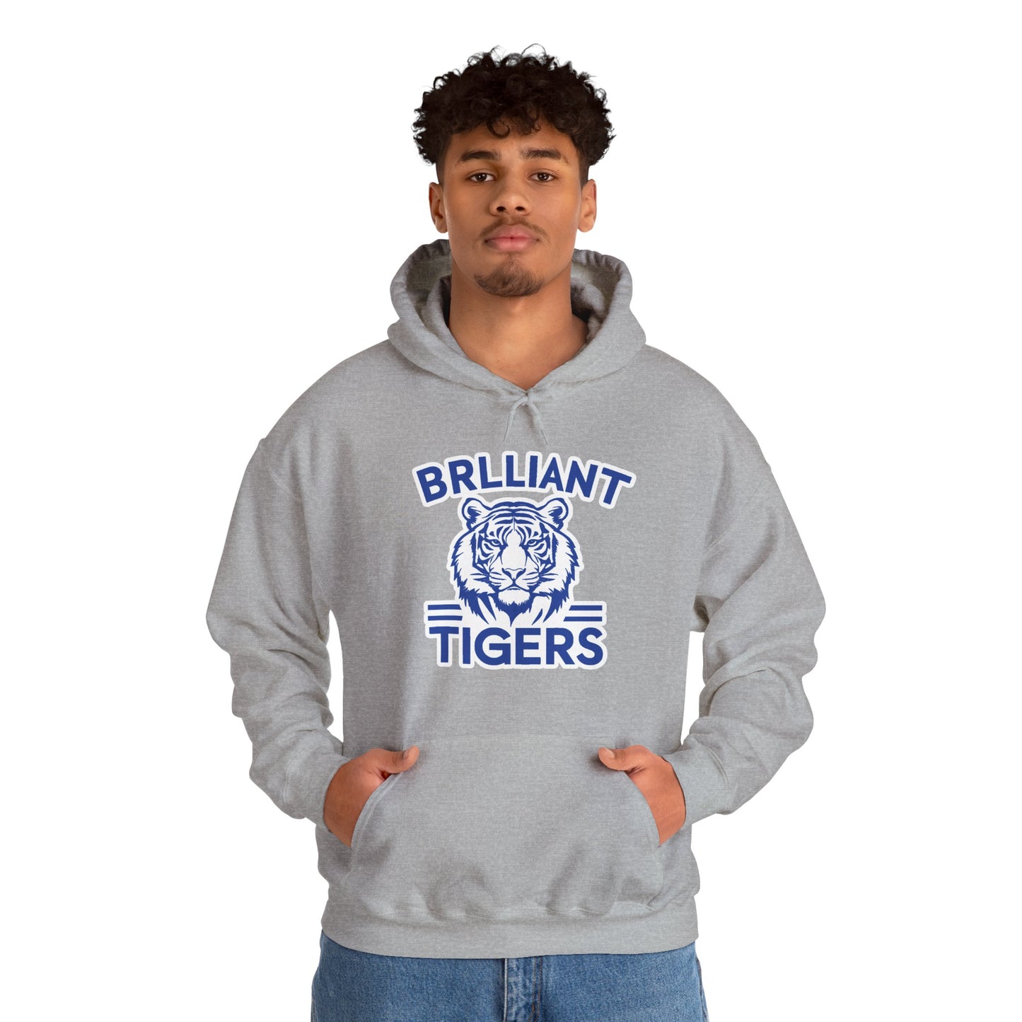 Adult Hoodie Sweatshirt \ Brilliant Tigers \ BT1