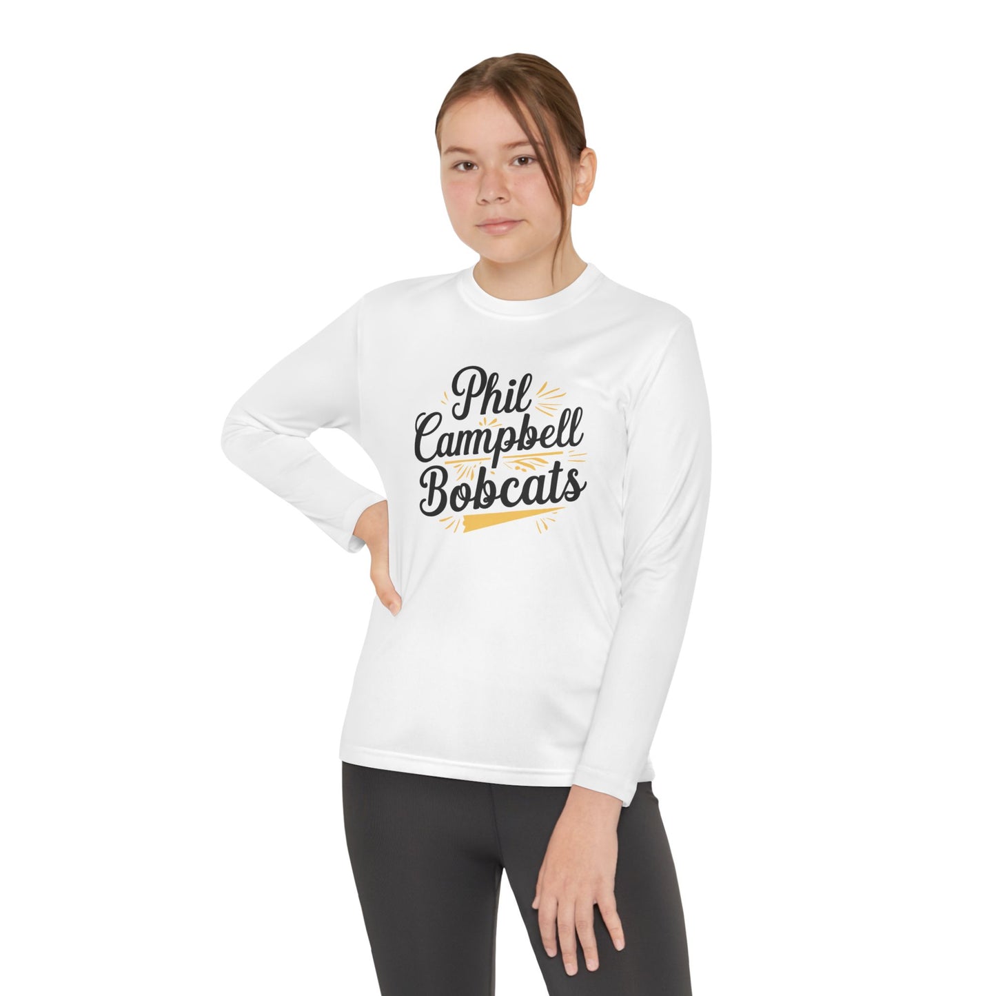 Youth Long Sleeve Tee \ Phil Campbell Bobcats \ PCBG2