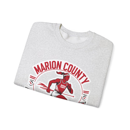 Adult Crewneck Sweatshirt \ Marion County Red Raiders Cross-Country \ MCCC2