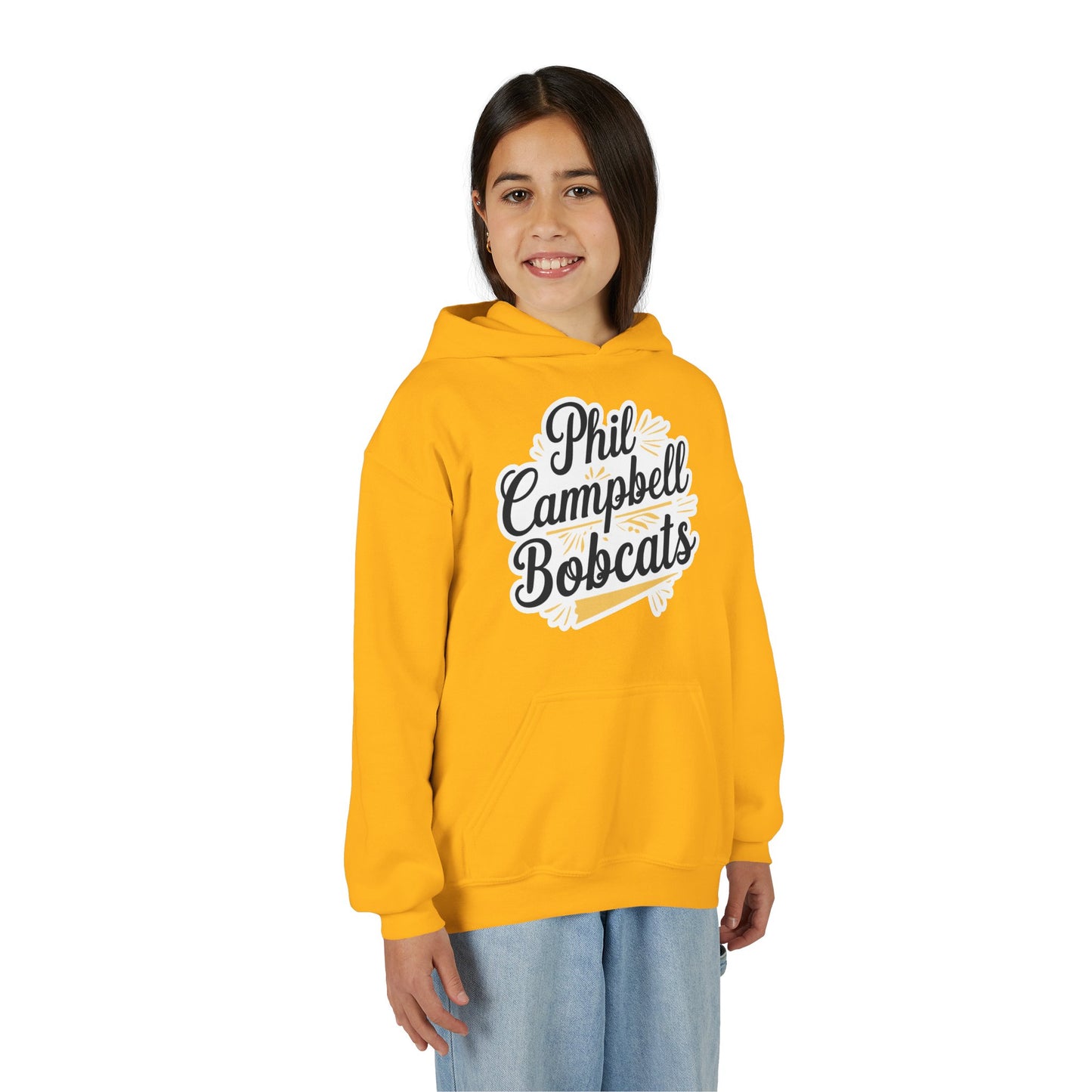 Youth Hoodie Sweatshirt \ Phil Campbell Bobcats \ PCBG2