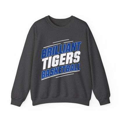 Adult Crewneck Sweatshirt \ Brilliant Tigers Basketball \ BTBK2