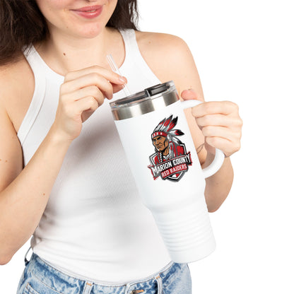 40oz Insulated Tumbler \ Marion County Red Raiders \ MC2