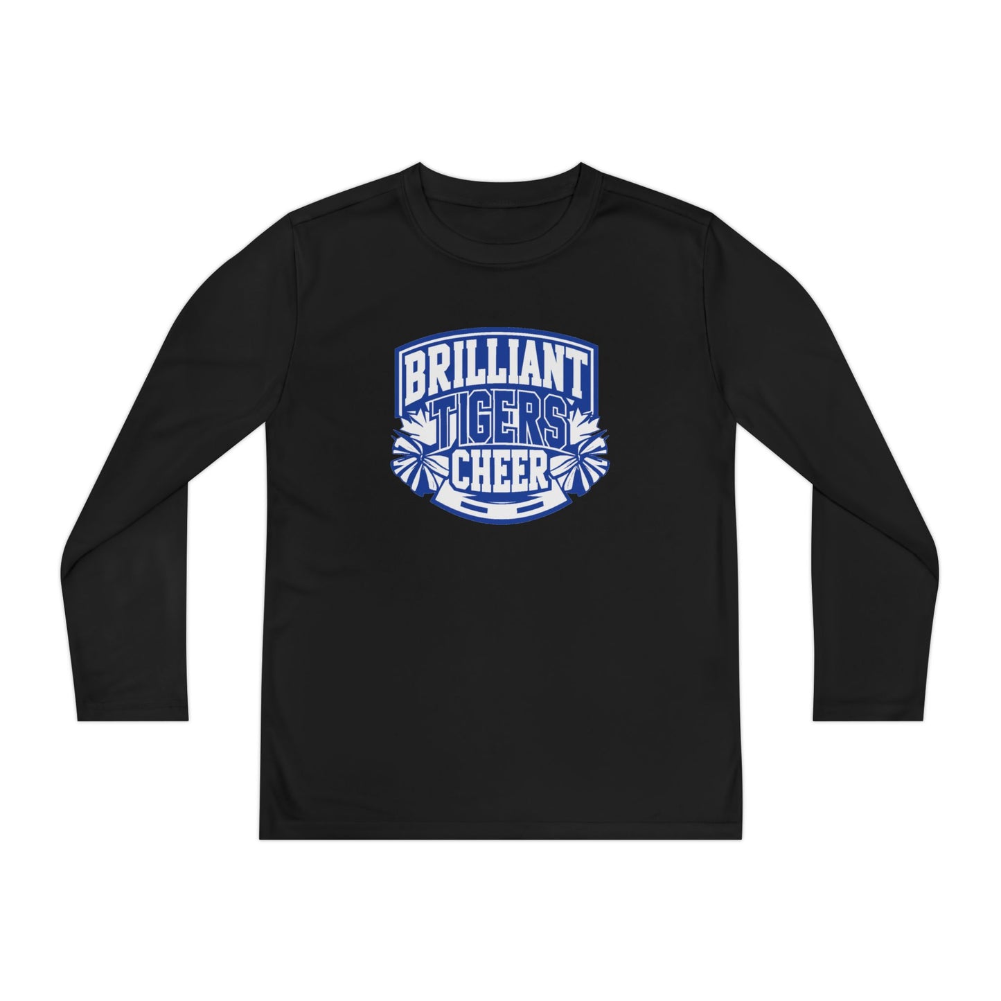 Youth Long Sleeve Tee \ Brilliant Tigers Cheer \ BTC1