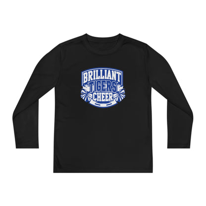 Youth Long Sleeve Tee \ Brilliant Tigers Cheer \ BTC1
