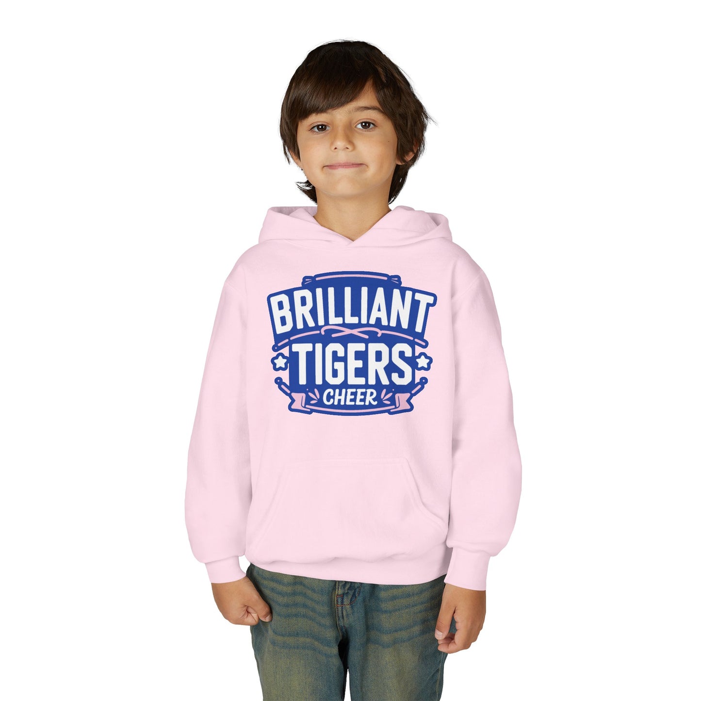 Youth Hoodie Sweatshirt \ Brilliant Tigers Cheer \ BTC2