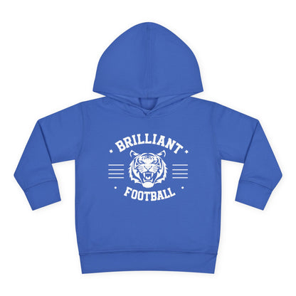 Toddler Hoodie Sweatshirt \ Brilliant Tigers Football \ BTF2
