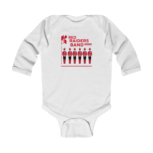 Long Sleeve Baby Bodysuit \ Marion County Red Raiders Band \ MCB1