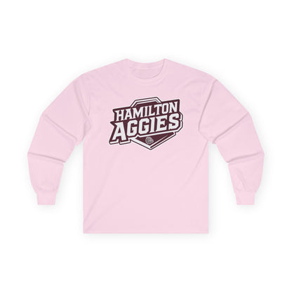 Adult Long Sleeve Tee \ Hamilton Aggies \ HA1