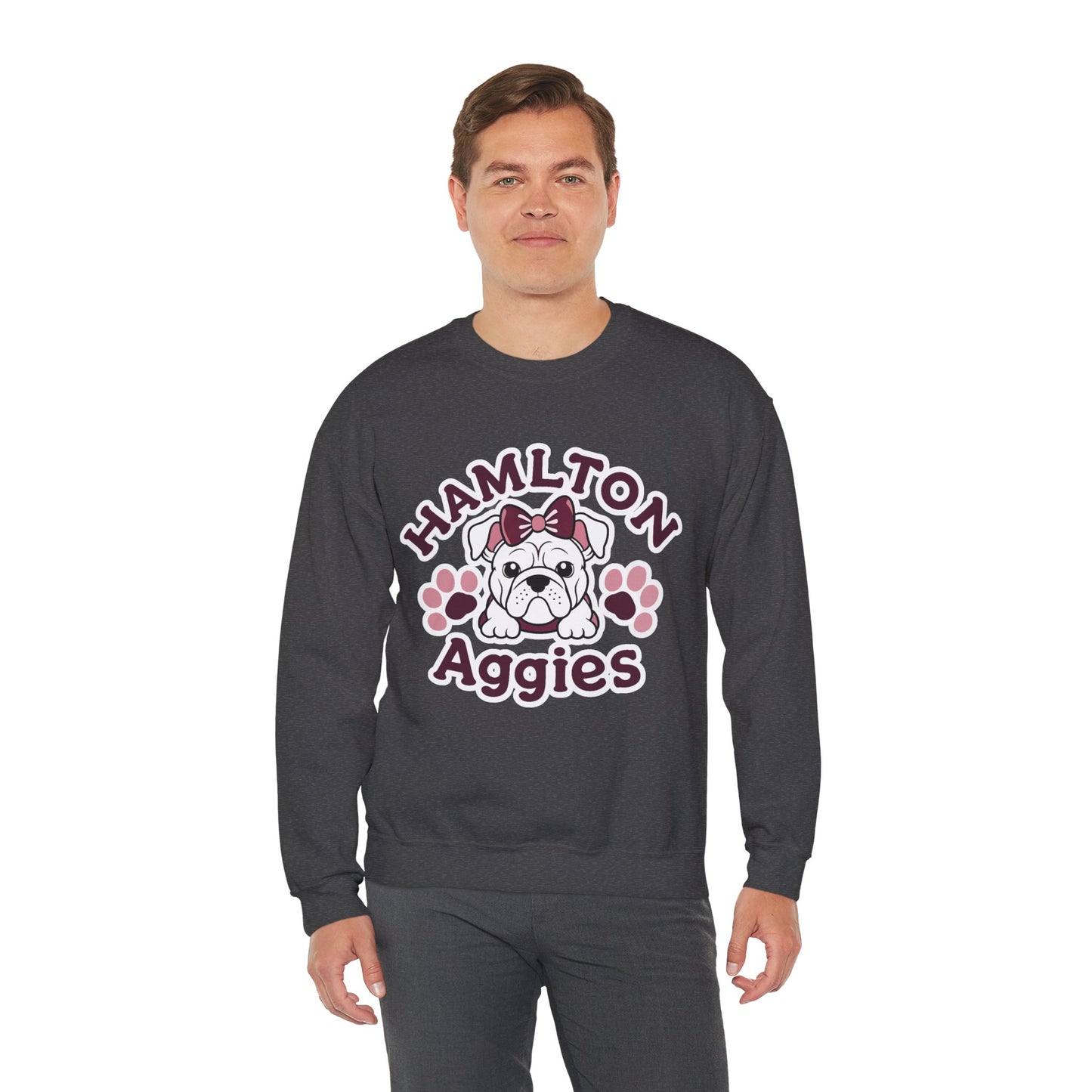 Adult Crewneck Sweatshirt \ Hamilton Aggies \ HAG3