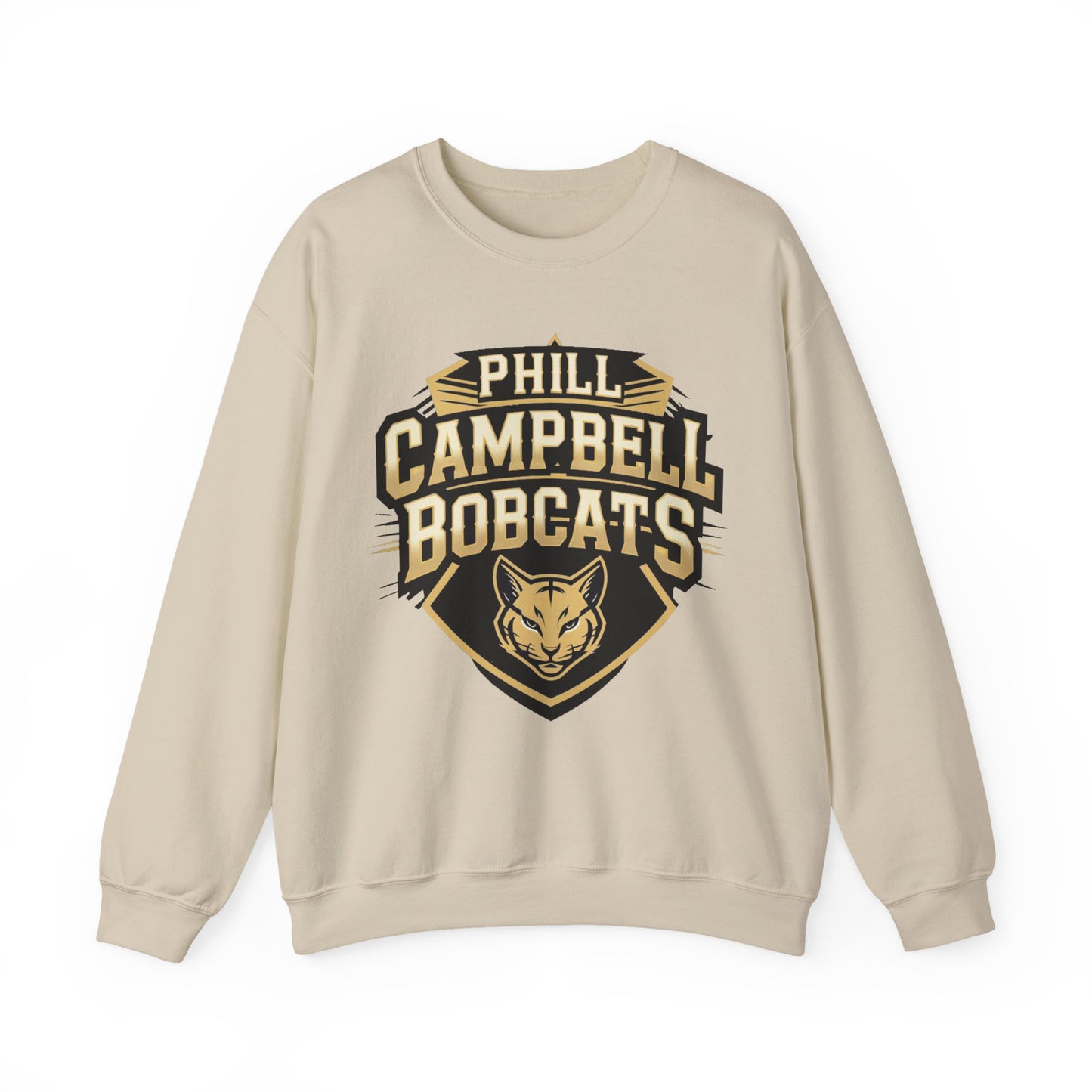 Adult Crewneck Sweatshirt \ Phill Campbell Bobcats \ PCB1