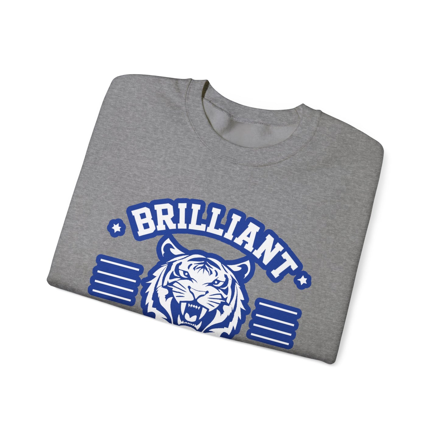 Adult Crewneck Sweatshirt \ Brilliant Tigers Football \ BTF2