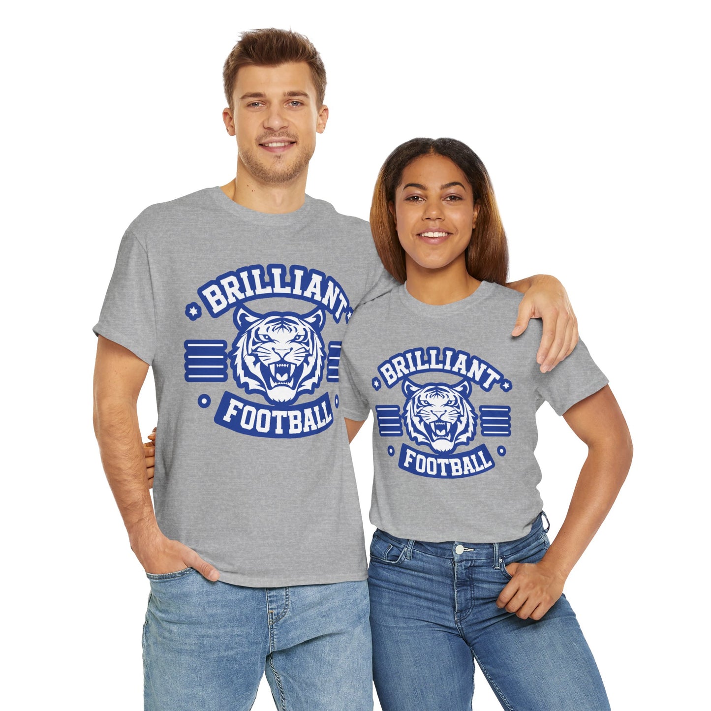 Adult Tee \ Brilliant Tigers Football \ BTF2